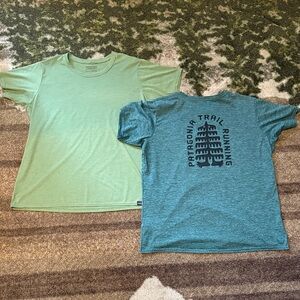 Patagonia women’s capilene cool daily Duo - green & Teal